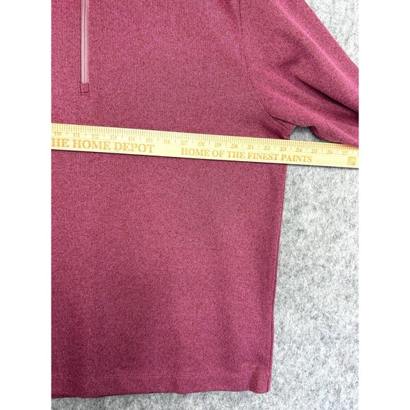 Rhone Sweater Men's Size XL Red Commuter 1/4 Zip Performance Golf Long Sleeve - Picture 6 of 7